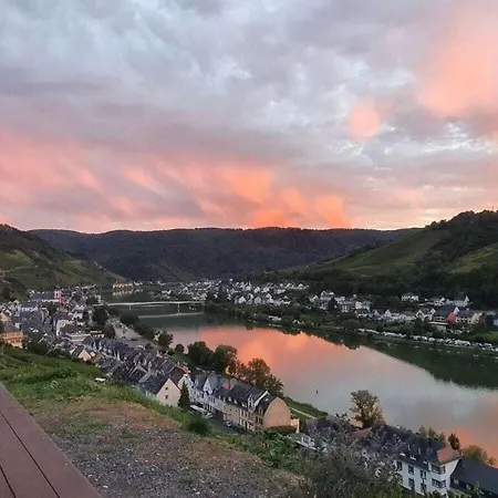 Inselblick Zell Mosel Ferienhaus Merl