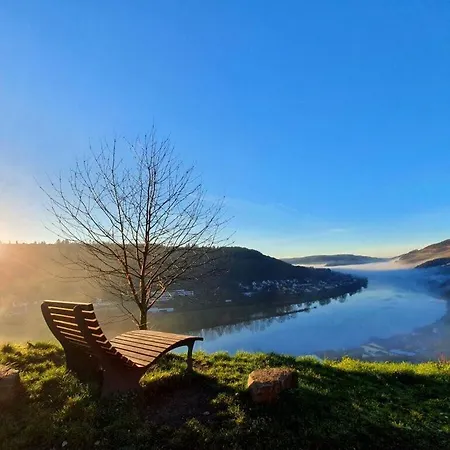 Inselblick Zell Mosel Ferienhaus Merl